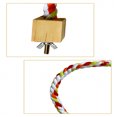 thumbnail image 4 of AAOMASSR 1pc Random Color Rope Perch Stand Swing Rings Climbing Toys For Birds  Parrots  Hamsters Cage Climbing Rope Toy, 4 of 5