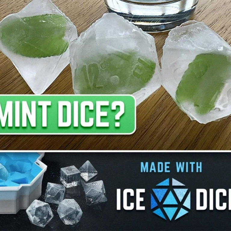 Ice Dice Sieve Ice Mold Ice Bucket Game Tray Soft Frozen Silicone