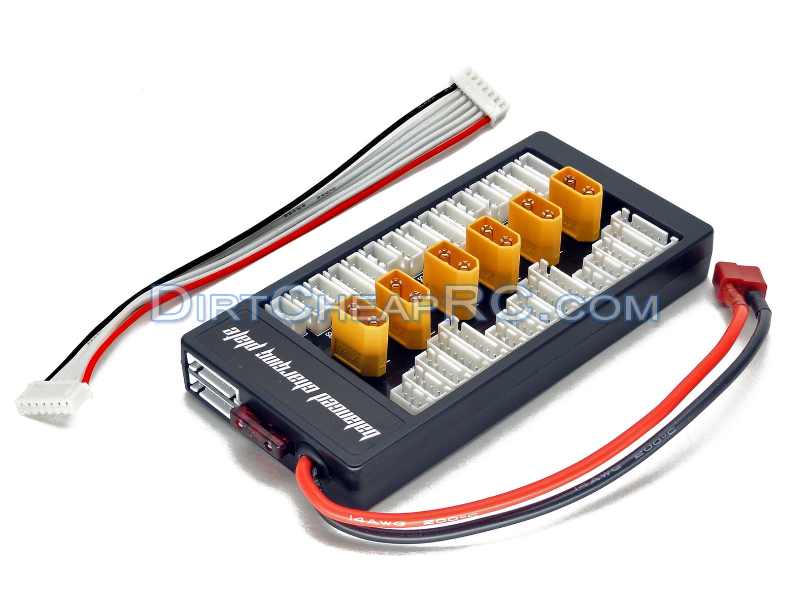 Paraboard Parallel Charging Board, XT60 (XT60) w/ JSTXH Balance Plugs