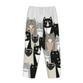 thumbnail image 3 of Lsque Colors Cats Print Women's Pajama Pants, Lounge Pant - Comfortable Home Wear,Elastic Waistband, Stylish Design-X-Large, 3 of 9