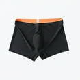 thumbnail image 2 of Sheer Men Ice Silk Underwear Underpants Breathable Ultrathin Boxer Briefs, 2 of 8