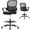 Black-Fixed Arms, variant on Ergonomic Tall Drafting Chair, Height-Adjustable Office Desk Chair with Fixed Armrests, Lumbar Support, Footrest & Rolling Wheels for Standing Desk