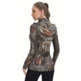 thumbnail image 4 of BASSDASH Women's UPF 50+ Camo Hunting Hoodie with Neck Gaiter Breathable Performance Long Sleeve Fishing Hooded Tee FS03W, 4 of 7