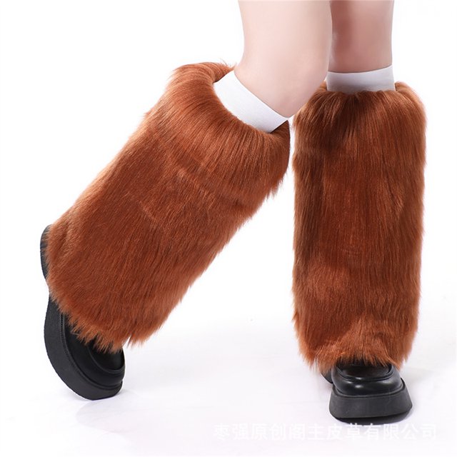 Txlixc Calentadores de piernas de invierno para mujeres, impresión de color sólido / tinte de corbata Txlixc moda