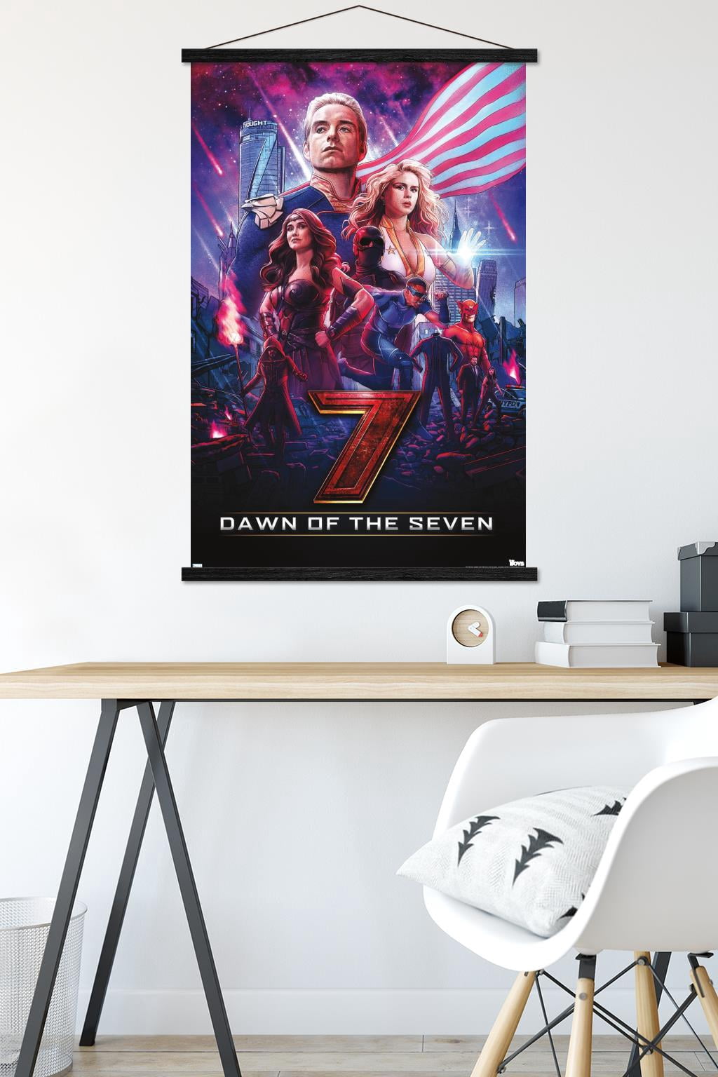 The Boys: Season 3 - Dawn of the Seven Wall Poster with Magnetic Frame, 22.375" x 34"