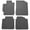 Gray, variant on Ikon Motorsports Compatible with 07-11 Toyota Camry Nylon Car Floor Mats Carpet Front & Rear 4PC Set - Beige