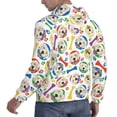 thumbnail image 6 of Cauagu Cartoon Labrador Retriever for Men's Pullover Hooded Sweatshirt Athletic Casual Hoodie Aautumn Hoodie Sweatshirt for Men Pullover Casual Hooded Sweatshirt-X-Large, 6 of 7