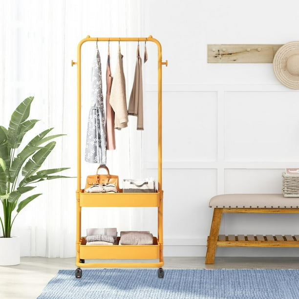 Organizador Perchero Colgar Ropa Percheros De Pie Con Ruedas
