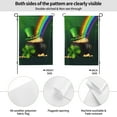 thumbnail image 4 of Sigee St. Patrick's Day4 for Live Happy Decorative Small Garden Flag,Double Sided Yard Flags Holiday Garden Flags for All Seasons, 4 of 9