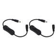 thumbnail image 4 of Inline DC Power Cable, DC Power Inline Cable Stable Durable DC 12V 2Pcs  For CCTV, 4 of 8