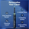 thumbnail image 2 of Oral-B iO Series 5 Electric Toothbrush with (1) Brush Head, Rechargeable, White, for Adults and Children 3+, 2 of 14