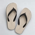 thumbnail image 7 of hoksml Women Textured Footbed Braided Strap Flat Thong Flip Flops Open Toe Summer Beach Casual, 7 of 7