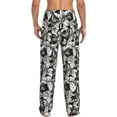 thumbnail image 3 of Qekee Lilies Flowers Men's Straigh Pajama Pant, 3 of 9