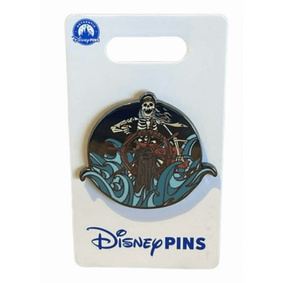 Disney Parks Skeleton the Pirates of the Caribbean Pin New With Card