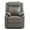 Gray, variant on Ward Black Reclining Accent Chair with Pillow Top Arm