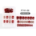 thumbnail image 3 of Qarigey Uñas postizas Perfect Matching Jelly Rubber Sin olor irritante Uña falsa Cobertura completa Paster ligero y transpirable Juegos de manicura tipo 8 F741, 3 of 6