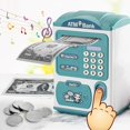 thumbnail image 2 of √Choice-banco electrónico de seguridad para niños, caja de dinero Digital, monedas, ahorro de efectivo, depósito seguro, Mini máquina ATM, juguetes, regalo para niños, 2 of 4