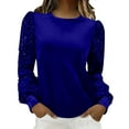 thumbnail image 4 of yillto Women's Velvet Blouse Sequin Long Sleeve Tops Business Work Dressy Clothes Party Office Outfits, 4 of 7