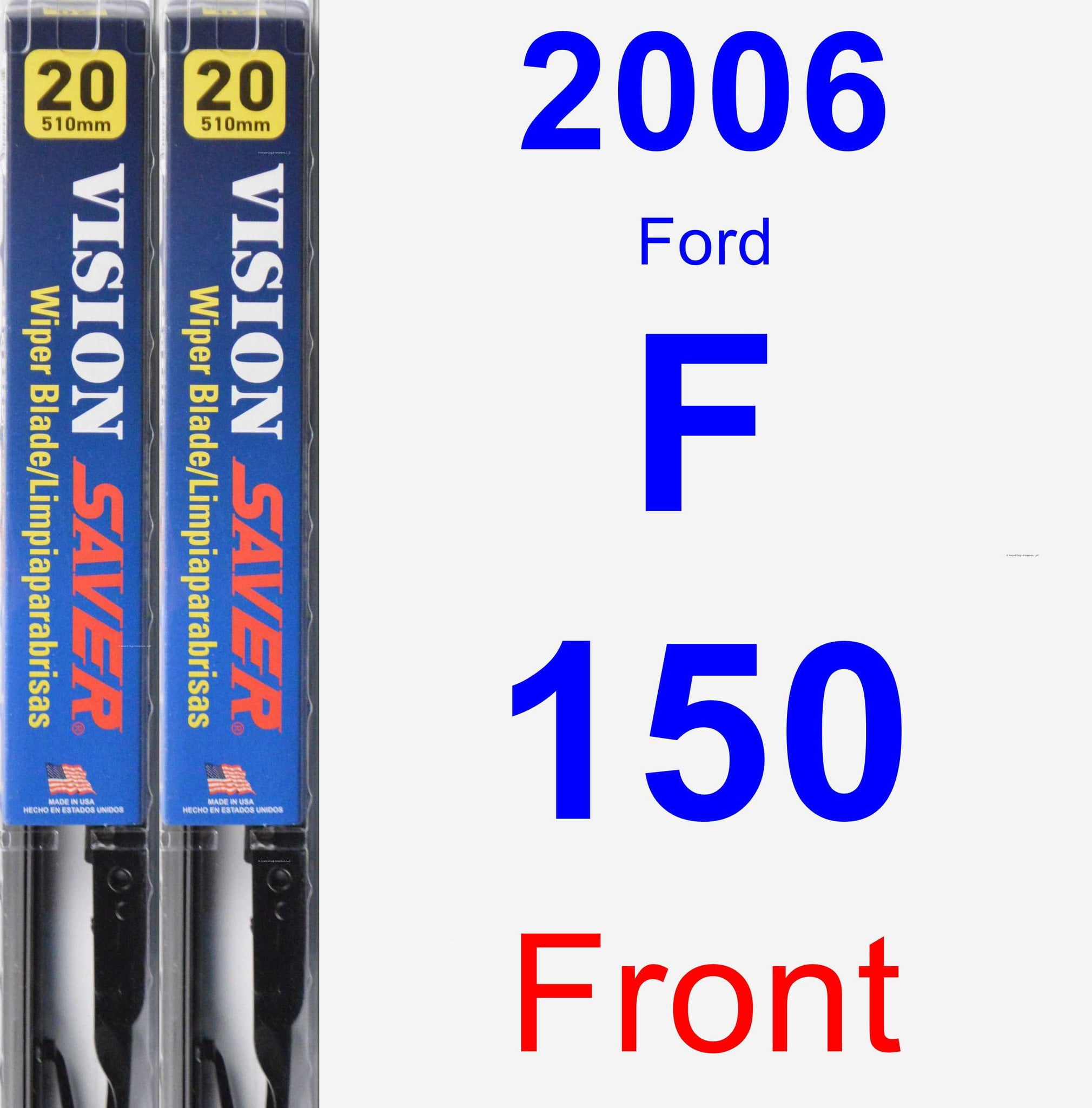 What Size Wiper Blades For 2006 Ford F150