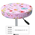 thumbnail image 4 of Lsque Sanrio Round Bar chair cushion covers Velvet Fabric Premium Comfort Protects from Scratches and Stains for 14-17 Inch Chair- 13 inch, 4 of 7