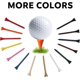 thumbnail image 3 of KAIYANG Tees de golf, 2 3/4 pulgadas, 70 unidades, Tee de golf de madera de lujo profesional, Tee de golf de madera dura natural, 3 of 5