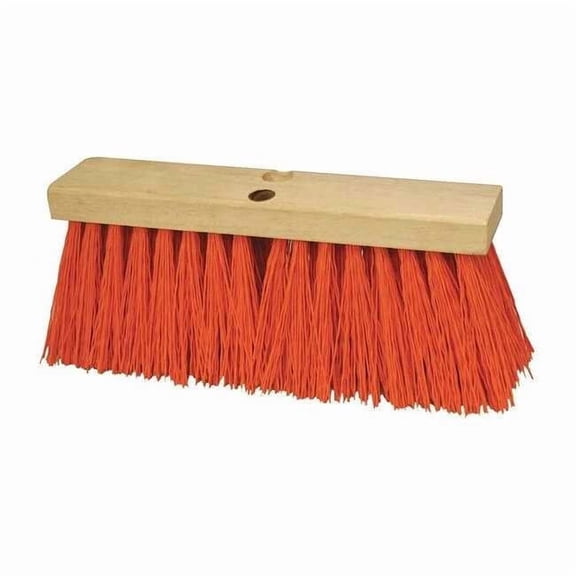 Kraft Tool 18 in Sweep Face Sweeping Broom, Orange CC195-01