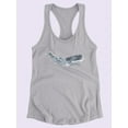 thumbnail image 3 of Cetacea Whale Racerback Tank Women -June Erica Vess Designs, Female XX-Large, 3 of 4