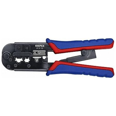 UPC: 0843221006136 | KNIPEX Tools Crimping Pliers Western Plug Type Multi Component 975110