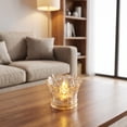 thumbnail image 5 of Aaihamo Vintage Glass Candle Holder, LED Electronic Candle Light, Ambient Desktop Decoration Night Light for Wedding, Party and Home Decor, 5 of 6