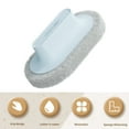 thumbnail image 3 of Scouring Pad Brush Cleaning Scrub with Handle Abrasive Pad for Grout Tile Shower and Sink Cleaning, Scrubbing Floor and Tile Boat Polishing Refinishing Bathroom Kitchen, 3 of 8