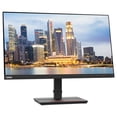 thumbnail image 3 of Lenovo ThinkVision S24e-20 23.8" Full HD 1920 x 1080 WLED LCD Monitor 2-Pack Bundle with Mini Speaker, 250 Nit, FreeSync, HDMI-VGA, Raven Black, & Adjustable Desk Mount Monitor Stand, 3 of 8