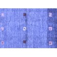 thumbnail image 1 of Ahgly Company Indoor Rectangle Abstract Blue Contemporary Area Rugs, 5' x 8', 1 of 4