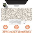 thumbnail image 3 of Mouse Pad Large Leopard Print Non-Slip Gaming Desk Mat with Stitched Edge Laptop Keyboard Desk Pad for Work Home Gaming (35.4 x 15.7 Inches), 3 of 4