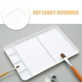 thumbnail image 2 of TEHAUX Color Mixing Paint Palette White PP Plastic For Artists 1 Set, 2 of 8