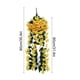 thumbnail image 3 of Artificial Violet Rattan Hanging Orchid Basket | Silk Simulation Flower Vine | Lifelike Wall Décor for Living Room Balcony Home | 90 cm Long | 2-5 cm Flowers | 1 Piece, 3 of 6