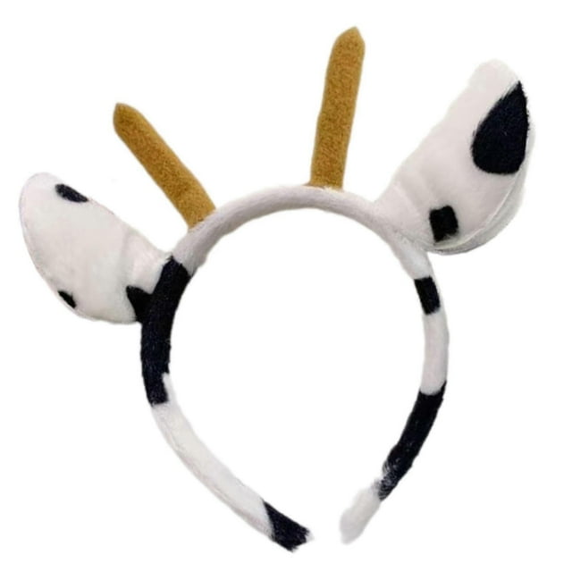 Cow Print Slip Elastic Hair Band For Infants Children Sensitive Skin Safe