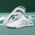 thumbnail image 4 of Zapatos Playa Descalzos Unisex Sin Deslizamiento para Hombres Mujeres (39) Verde Blanco, 4 of 9
