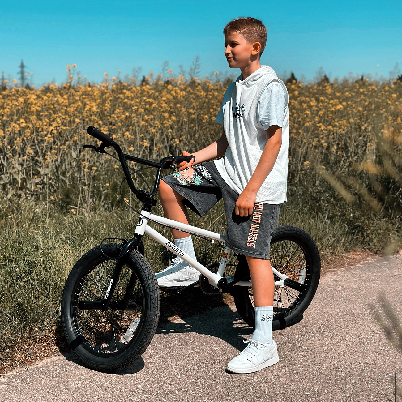 Cubsala 20" Freestyle BMX Bike, Black photo 3