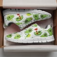 thumbnail image 3 of Avocados Shoes for Men Women Running Sneakers Breathable Casual Sport Tennis Shoes Gift for Him Her White Size 10, 3 of 5