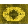 thumbnail image 1 of Ahgly Company Indoor Rectangle Oriental Yellow Industrial Area Rugs, 5' x 7', 1 of 4