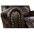 thumbnail image 6 of MAYEERTY Recliner Chair, Breathable Leather Reclining Chair with Adjustable Backrest for Living Room, Espresso, 6 of 7