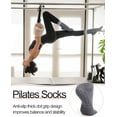 thumbnail image 3 of Exceptional Pilates Socks with Grips for Women - Non Slip Yoga Crew Socks, Barre Gifts, 3 of 4