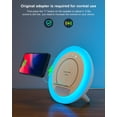 thumbnail image 2 of SIDVAR Altavoz Bluetooth Luces Nocturnas, Altavoz Moderno con Carga Inalámbrica, Las Mejores Ideas de Regalos de Cumpleaños para Adolescentes Regalos para Niñas/Utilice el Adaptador Original, 2 of 5