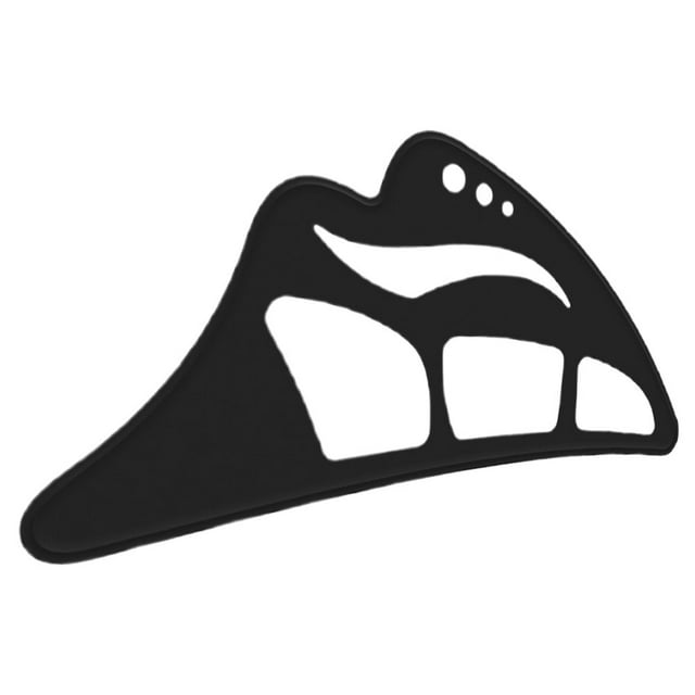 unbranded Plantilla Reutilizable De Silicona Para De Ojos Y Delineador Con Negro