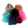 thumbnail image 4 of MasteelfCA 10pcs 7*9cm Drawstring Wedding Favor Gift Bags Candy Bag Jewelry Pouch (Wine Red), 4 of 7