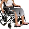 thumbnail image 5 of VV AVEORS Tear Away Capri Sweatpants For Women Breakaway Wide Leg Knee Ankle Replacement Adaptive Pants Black 2XL, 5 of 5
