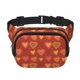 thumbnail image 1 of Balery Flower Hearts Mochila Cinturón para Mujeres y Hombres, Bolsa de Cintura Impermeable de Doble Capa con Correa, 1 of 9