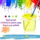 thumbnail image 4 of Paquete de 24 Vasos de Pintura con Tapas: Vaso de Agua para Pintura Antiderrames, Vasos de Pintura Reutilizables A Prueba de Derrames para Pintar (4 Colores), 4 of 5