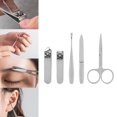 thumbnail image 4 of Pedicure Kit, Nail Clipper Set Rounded Ear Scoop Beveled Edge For Home, 4 of 8