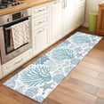 thumbnail image 2 of 2'x6' Rug Runners for Hallways Kitchen, Aqua Coastal Non Slip Entryway Beside Floor Carpet Runner, Summer Nautical Starfish Beach Coral Washable Laundry Room Bedroom Throw Rugs Mat for Family Pet, 2 of 8
